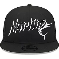 MLB Miami Marlins Street Trucker 9FIFTY Snapback Hat