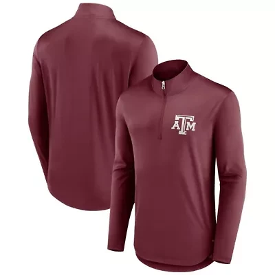 NCAA Fanatics Texas A&M Aggies Tough Minded Quarter-Zip Top