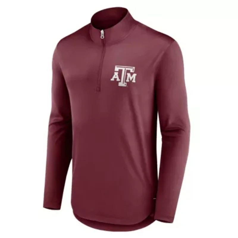 NCAA Fanatics Texas A&M Aggies Tough Minded Quarter-Zip Top