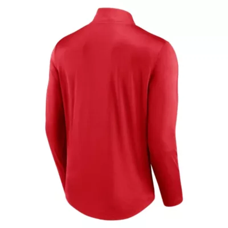 MLB Fanatics Los Angeles Angels Tough Minded Lightweight Quarter-Zip Pullover