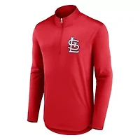 MLB Fanatics St. Louis Cardinals Tough Minded Lightweight Quarter-Zip Pullover