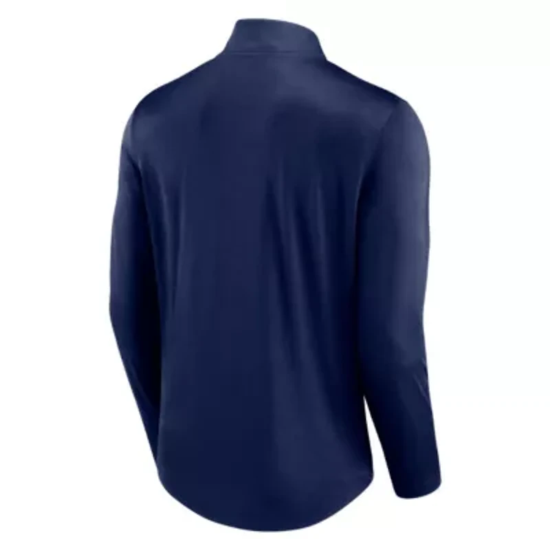 MLB Fanatics Milwaukee Brewers Tough Minded Lightweight Quarter-Zip Pullover