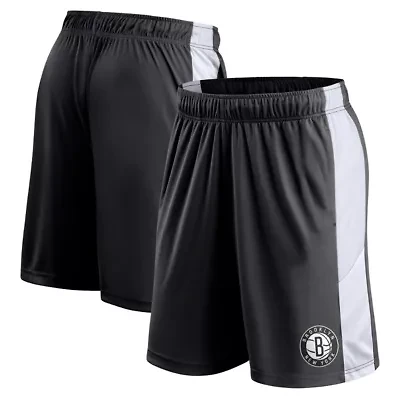 NBA Fanatics Brooklyn Nets Rush Colorblock Performance Shorts