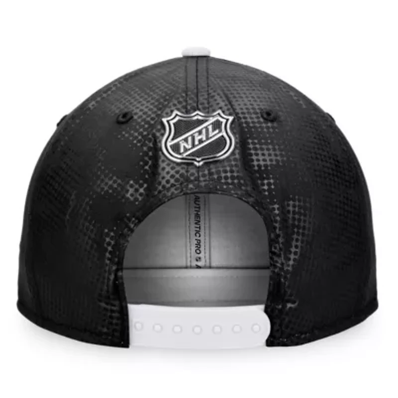 NHL Fanatics Black/White Chicago Blackhawks Authentic Pro Alternate Logo Snapback Hat