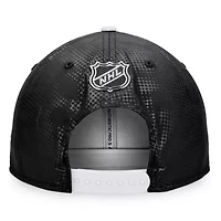 NHL Fanatics Black/White Chicago Blackhawks Authentic Pro Alternate Logo Snapback Hat