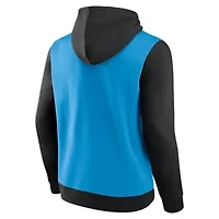 MLB Fanatics Black/Blue Miami Marlins Chip Team Pullover Hoodie