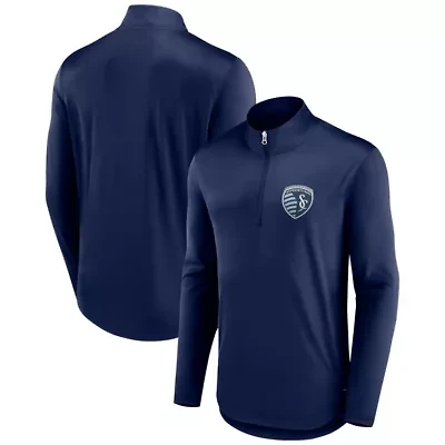 MLS Fanatics Sporting Kansas City Iconic Quarter-Zip Jacket