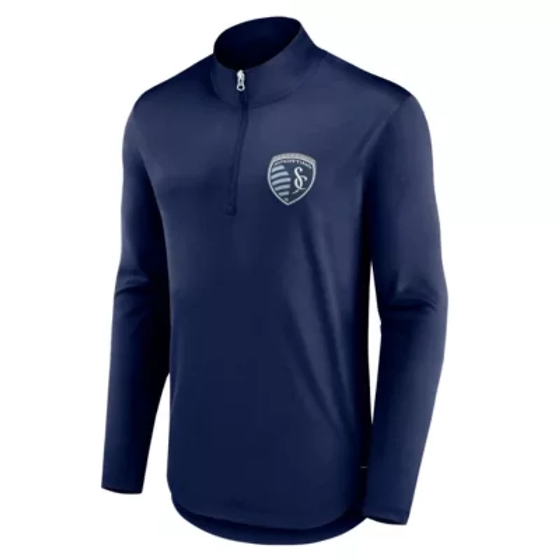 MLS Fanatics Sporting Kansas City Iconic Quarter-Zip Jacket