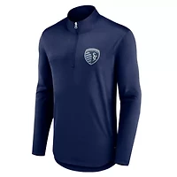 MLS Fanatics Sporting Kansas City Iconic Quarter-Zip Jacket