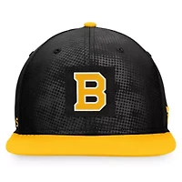 NHL Fanatics Black/Gold Authentic Pro Alternate Logo Snapback Hat