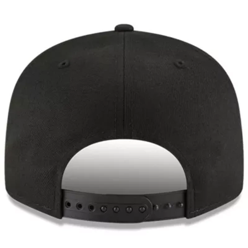 MLB Black/Black Cleveland Guardians 9FIFTY Snapback Adjustable Hat