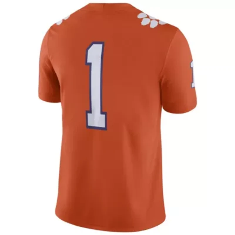 NCAA Nike Clemson Tigers #1 Home Game Jersey