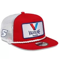 NASCAR Red/White Kyle Larson Golfer Snapback Adjustable Hat