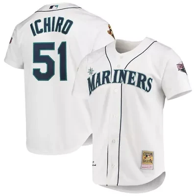 MLB Ichiro Suzuki Seattle Mariners 2001 All-Star Game Cooperstown Collection Authentic Jersey