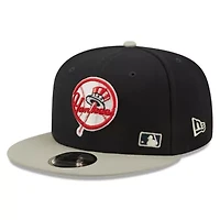 MLB Navy/Gray New York Yankees Flawless 9FIFTY Snapback Hat