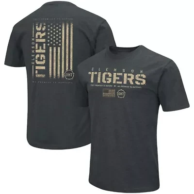NCAA ed Clemson Tigers OHT Military Appreciation Flag 2.0 T-Shirt
