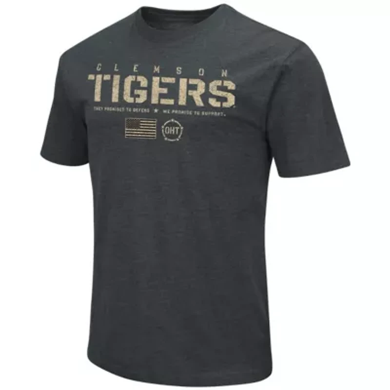 NCAA ed Clemson Tigers OHT Military Appreciation Flag 2.0 T-Shirt