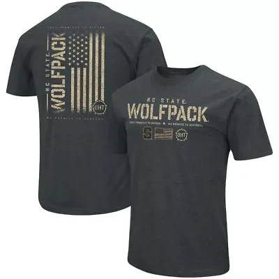 NCAA ed NC State Wolfpack OHT Military Appreciation Flag 2.0 T-Shirt