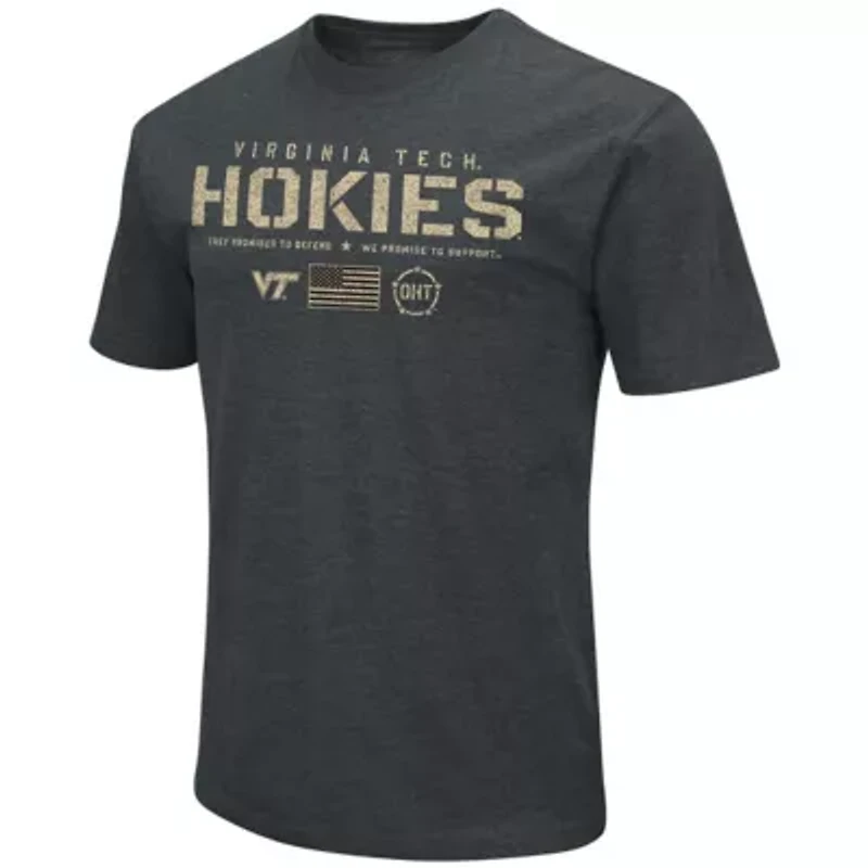 NCAA ed Virginia Tech Hokies OHT Military Appreciation Flag 2.0 T-Shirt