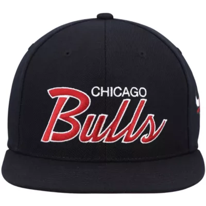 NBA Chicago Bulls Hardwood Classics Script 2.0 Snapback Hat