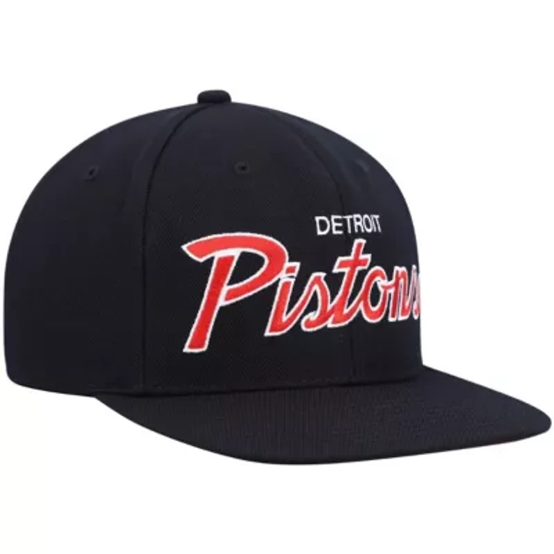 NBA Detroit Pistons Hardwood Classics Script 2.0 Snapback Hat