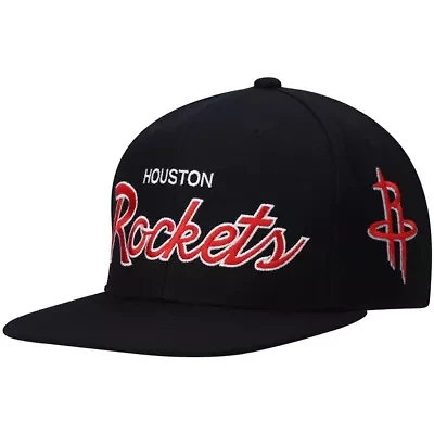 NBA Houston Rockets Hardwood Classics Script 2.0 Snapback Hat