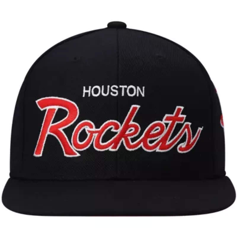 NBA Houston Rockets Hardwood Classics Script 2.0 Snapback Hat