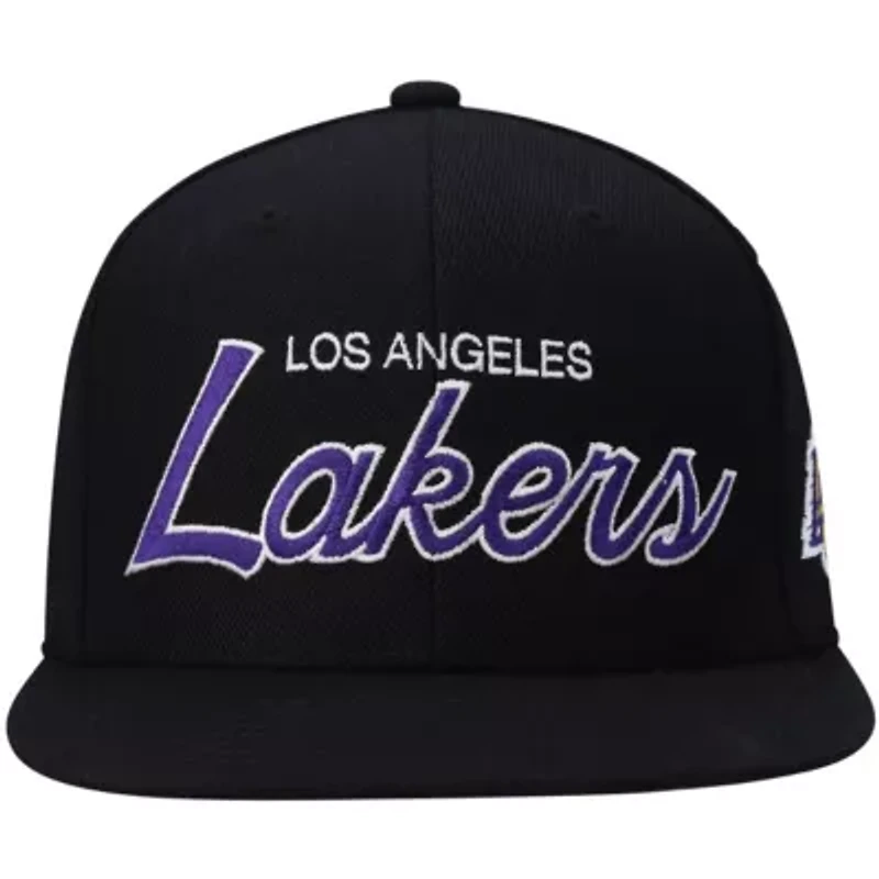 NBA Los Angeles Lakers Hardwood Classics Script 2.0 Snapback Hat