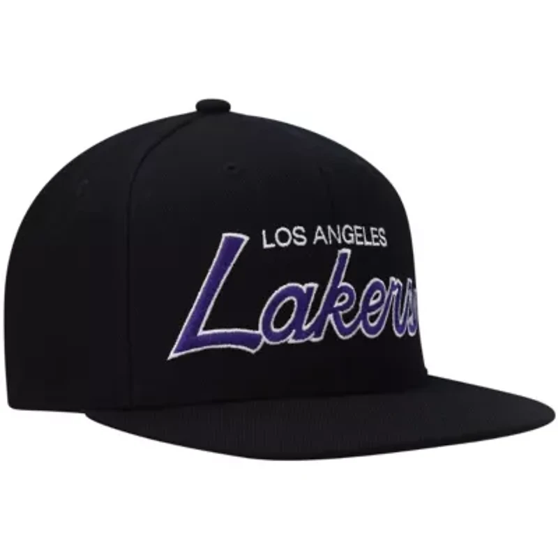 NBA Los Angeles Lakers Hardwood Classics Script 2.0 Snapback Hat