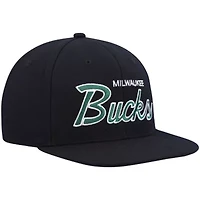 NBA Milwaukee Bucks Hardwood Classics Script 2.0 Snapback Hat