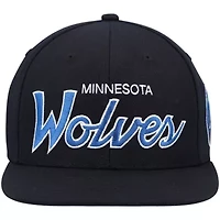 NBA Minnesota Timberwolves Hardwood Classics Script 2.0 Snapback Hat