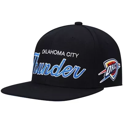NBA Oklahoma City Thunder Hardwood Classics Script 2.0 Snapback Hat