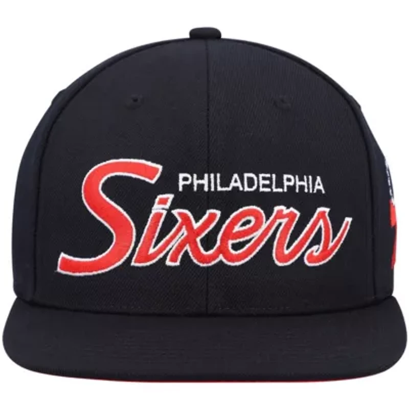 NBA Philadelphia 76ers Hardwood Classics Script 2.0 Snapback Hat