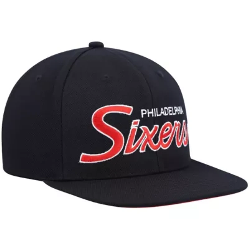 NBA Philadelphia 76ers Hardwood Classics Script 2.0 Snapback Hat