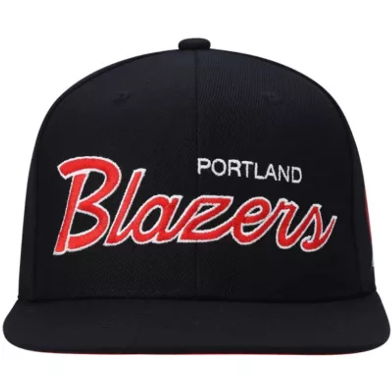 NBA Portland Trail Blazers Hardwood Classics Script 2.0 Snapback Hat