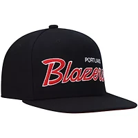 NBA Portland Trail Blazers Hardwood Classics Script 2.0 Snapback Hat