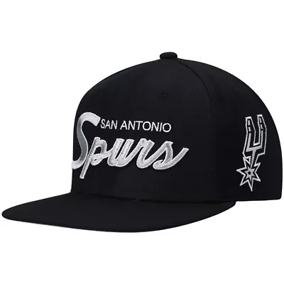 NBA San Antonio Spurs Hardwood Classics Script 2.0 Snapback Hat