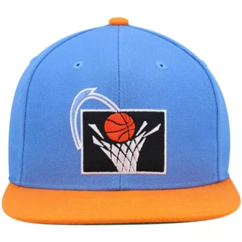 NBA Blue/Orange Cleveland Cavaliers Hardwood Classics Team Two-Tone 2.0 Snapback Hat