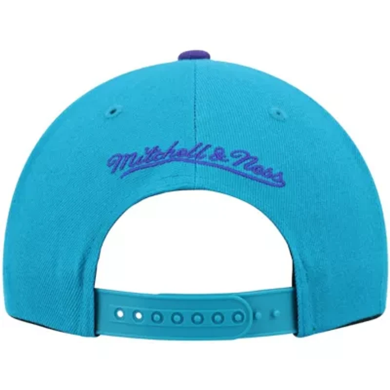 NBA Teal/Purple Charlotte Hornets Hardwood Classics Team Two-Tone 2.0 Snapback Hat