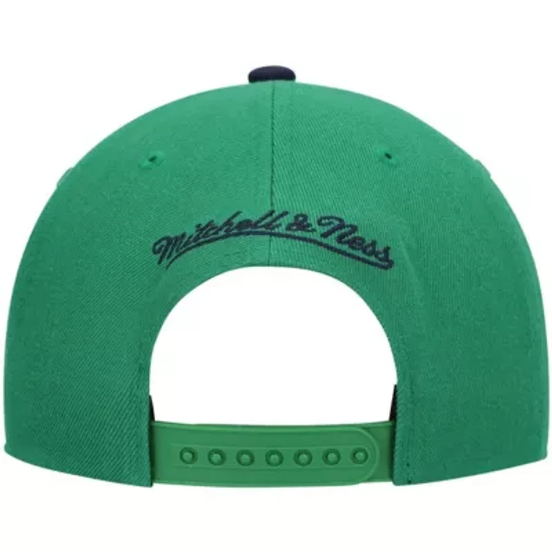 NBA Green/Navy Dallas Mavericks Hardwood Classics Team Two-Tone 2.0 Snapback Hat