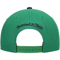 NBA Green/Navy Dallas Mavericks Hardwood Classics Team Two-Tone 2.0 Snapback Hat