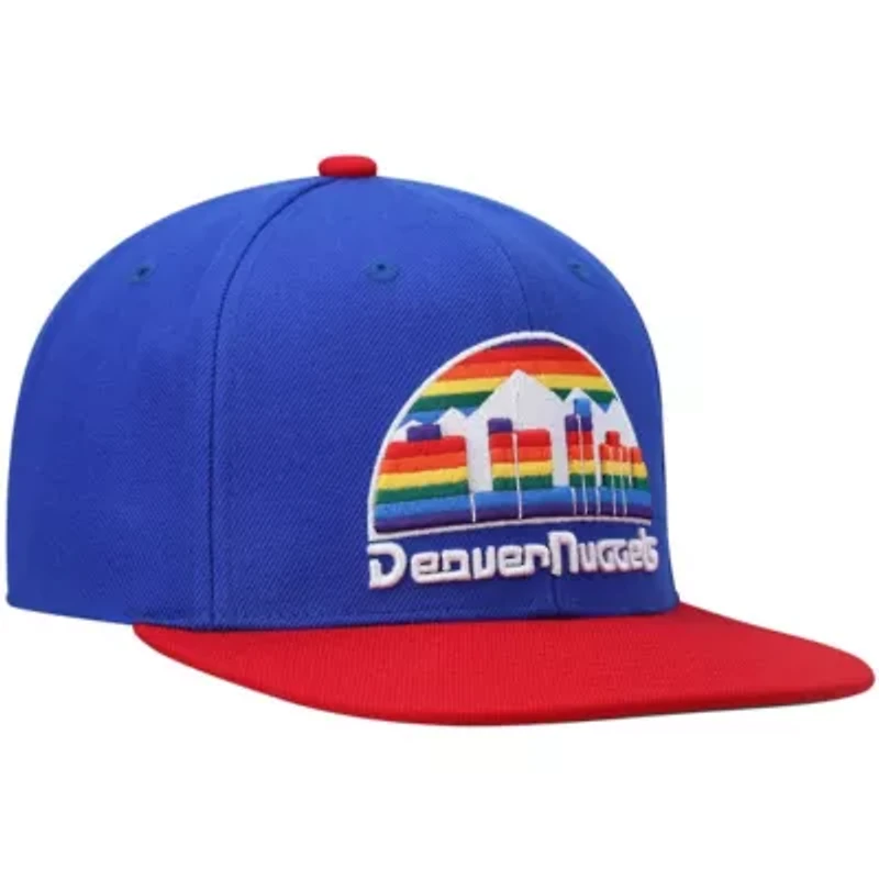 NBA Royal/Red Denver Nuggets Hardwood Classics Team Two-Tone 2.0 Snapback Hat