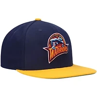 NBA Navy/Gold Golden State Warriors Hardwood Classics Team Two-Tone 2.0 Snapback Hat