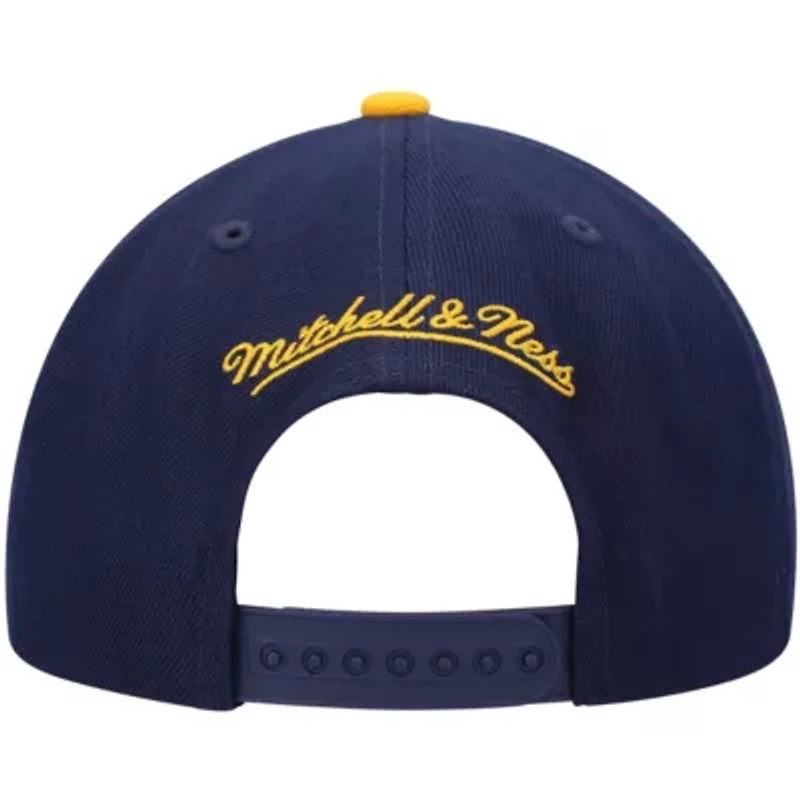 NBA Navy/Gold Golden State Warriors Hardwood Classics Team Two-Tone 2.0 Snapback Hat