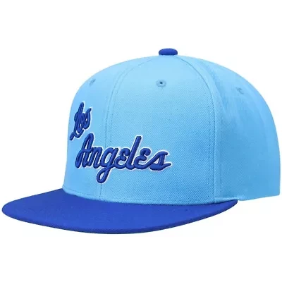 NBA Royal/Powder Los Angeles Lakers Hardwood Classics Team Two-Tone 2.0 Snapback Hat