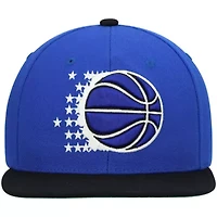 NBA Blue/Black Orlando Magic Hardwood Classics Team Two-Tone 2.0 Snapback Hat
