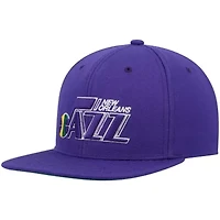 Hardwood Classic Teams New Orleans Jazz Hardwood Classics Team Ground 2.0 Snapback Hat