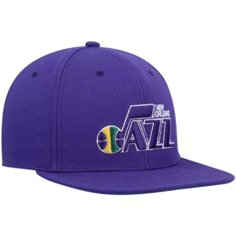 Hardwood Classic Teams New Orleans Jazz Hardwood Classics Team Ground 2.0 Snapback Hat