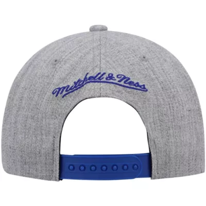 NBA Heathered New York Knicks Hardwood Classics Team 2.0 Snapback Hat