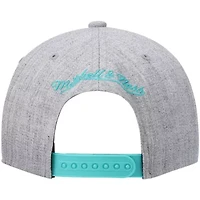 NBA Heathered San Antonio Spurs Hardwood Classics Team 2.0 Snapback Hat